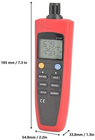 Мерач на дигитална температура и влажност на UXZDX Cujux Преносен термометар за хигрометар, за земјоделство за секојдневна животна