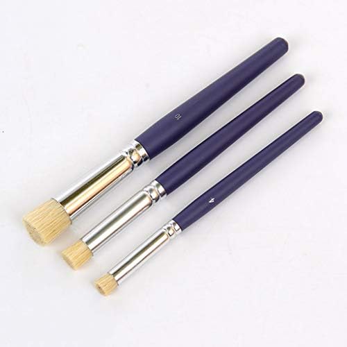 N/A 3PCS/поставена ткаенина за четка/деко -боја матрична четка рачно изработена печатка за пенкало за пенкало за пенкало за печатење на пенкало текстил пигмент