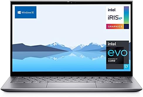 Dell 2021 Најновиот Inspiron 5410 2-In-1 Laptop на допир на екран на допир, 14 Full HD, Intel Core I7-1165G7 EVO, 16 GB RAM,