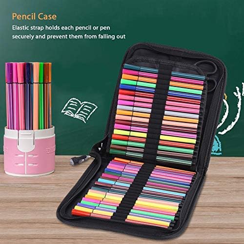 Моливче ролна торбичка 72/120 слотови платно молив за завиткување преносни моливи на моливче за уметник, училиште, канцеларија