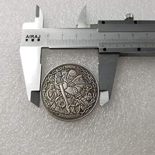Занаетчиски Воин Сребрена Монета Морган Монета Комеморативна Монета Странски Монети 765коин Колекција Комеморативна Монета