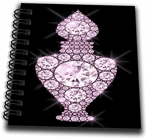 3drose glam розова слика на накит илустрација за шише со парфеми - цртање книги