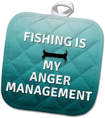 Lifeивотот на езерото на 3DROSE со текст на риболов е мое засадување на гневот - постери