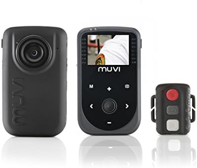 Вехо Муви Професионална Мини Камера За Носење На Телото Без Раце Со Безжичен Далечински Управувач и 8 Мк Меморија