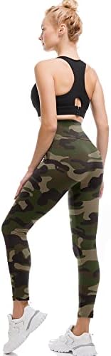 Иплетикс хеланки со џебови за жени, високи половини хеланки меки не гледаат преку тренингот јога панталони
