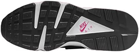 Nike Mens Air Huarache Running Shoe, црна/смртоносна розова-нова смарагд, 12
