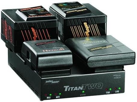 Антон Бауер Титан TWQ, истовремено, интерактивен, полнач за батерии со злато со 4 позиции, за сите хемиски батерии