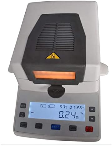CNYST HALOGEN METER METER ANANALETER LCD DISPLAY CONTINCE CONTINCE CONTINCE MERUINCE Со максимална капацитет 110G читливост 1mg