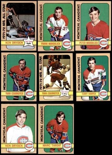 1972-73 Топс Монтреал Канадиенски тим сет 6 - екс/МТ - хокеј картички