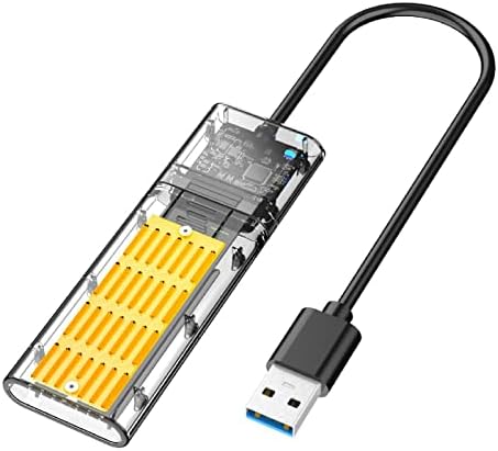 Nd Gold M.2 NGFF SSD SATA до USB 3.0 Адаптер за алуминиум за складирање на надворешно куќиште за складирање