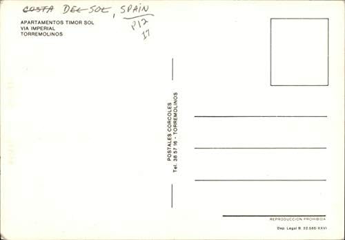 Апартматос Тимор Сол Торемолинос, оригинална гроздобер разгледница во Шпанија