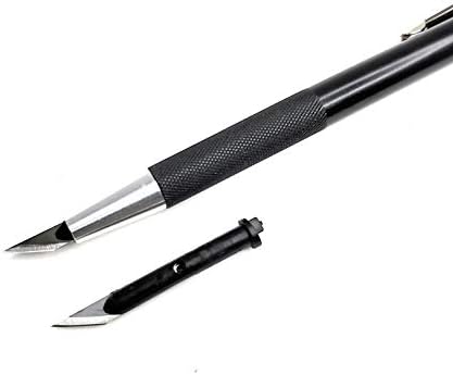 Excel Blades 65 Пенка за замена на ножеви, компатибилни со K47 Извршен хоби нож, сет од 6 лопати за занаетчиски нож, направени во САД, сечење,