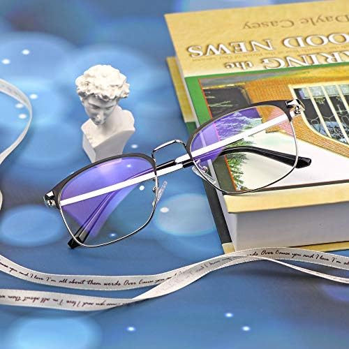 Очила за животна рамка со легура на очите на сина светлина за блокирање на очила за читање на очила+3,75 зголемување