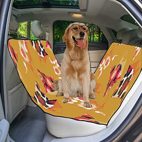 ЕНЕВОТКС Капак За Седишта ЗА Кучиња Прилагодено Летање Дизајн Стил Рачно Нацртано Печатење Капаци За Автомобилски Седишта За Кучиња