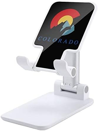 Колорадо Планини Преклопен Држач За Мобилен Телефон Прилагодлив Држач За Таблети За Домашна Канцеларија Десктоп Бел Стил