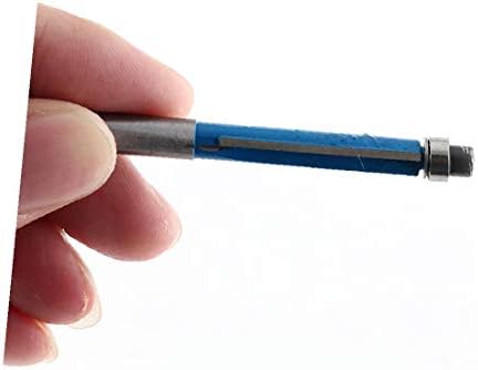 Метал со двојно растојание со двојно лежиште на рутерот со лежиште на рутерот малку сино сино 30 мм долга (Родило Ранурадо де Добл