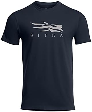 Sitka Gear Men's Pima Pima Памук Краток ракав лесна секојдневна икона маичка кошула