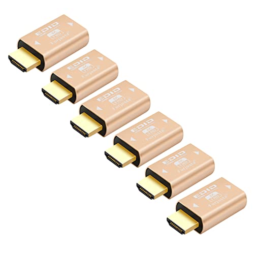Furjosta HDMI Edid Emulator Passthrough 4K алуминиум се вклопува во глава, EDID на мониторот Активни прекинувачи и екстендери 3840x2160@59Hz