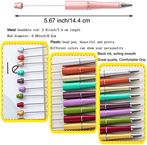 Пластични пенкала за пластични пасисибик, избрани пенкала за мушка за подарок за DIY PPL со црно мастило, 10 парчиња