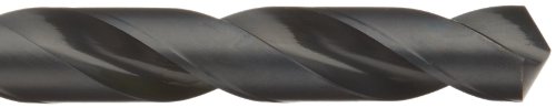Кливленд 2410 со голема брзина на челична форма за вежбање, црн оксид, 1 Морс Тапер Шанк, точка за разделување од 135 степени,