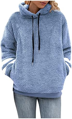 Offенски врвови на рамото на рамо, кадифен џемпер, обичен пулвер, џемпер од руно, секси зимски облеки