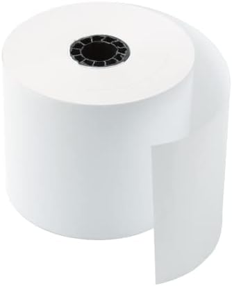 Office Depot® - POS Roll Paper Roll - 1 -Ply Paper Rolls, 2-3/4 x 128, 10 RL/PK - 12.15 x 5,65 x 2,4 - Бело - PK од 10