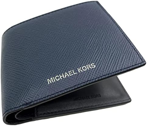 Мајкл Корс Машка Харисон Билфолд со кожен паричник за минувања без кутија вклучена, тенка