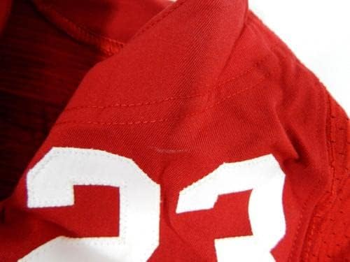 2012 Сан Франциско 49ерс Ламихаел Џејмс 23 Игра Издадени Црвениот Дрес 38 79-Непотпишан Нфл Игра Користи Дресови