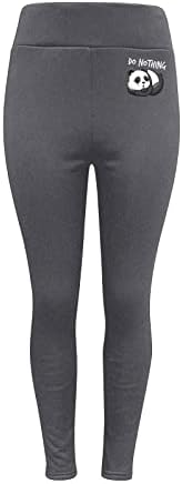 Хелеги на руно жени зимски топли термички хеланки со високи половини тенок истегнат хулахопки панталони меки поставени панталони