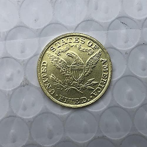 1878 Американска Слобода Орел Монета Позлатена Криптовалута Омилена Монета Реплика Комеморативна Монета Колекционерска Монета