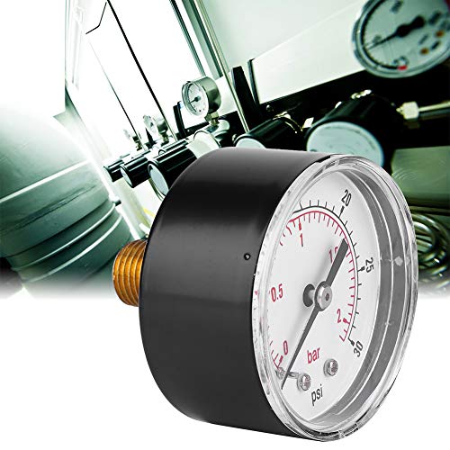 Аксијален мерач на притисок, 1/4 BSPT мерач на притисок на грбот за гас на нафта во воздухот во вода