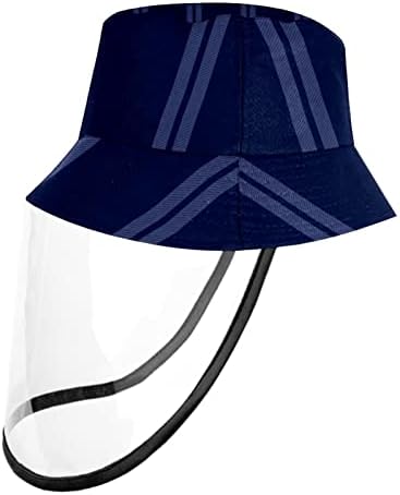 Заштитна капа за возрасни со штит за лице, рибарска капа Анти сонце капаче, крпеница парцијална ватичка зебра шема цвет