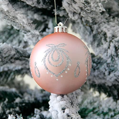Абоофан 50 парчиња Божиќни топка украси новогодишно дрво топка виси декорација новогодишно дрво украси за бомбиња, приврзоци Божиќни