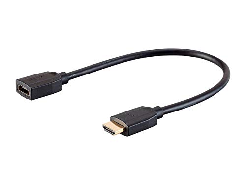 Моноприс Голема Брзина HDMI Продолжен Кабел - 3 Стапки-Црна, 48Gbps, Ултра 8K, Динамична HDR, Earc - Dynamicview Серија