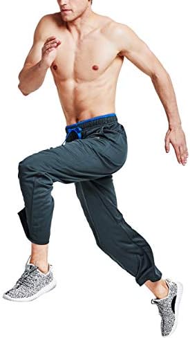 Cenfor Машки џемпери со џебови со отворено дно панталони, за атлетски, џогирање, обука, случајно