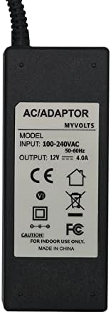 MyVolts 12V адаптер за напојување компатибилен со/замена за добро Channel PAA040F PSU дел - американски приклучок