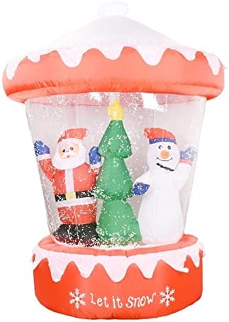Пифуд татко Божиќно електрично кревање на надувување Снежен човек Дедо Мраз Смешна Божиќна декорација предводена играчка за надувување Нова Година
