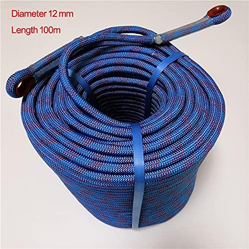 Дијаметар на најлонска јаже со голема јачина од 10-14мм должина 10-100 метри безбедносно јаже за безбедност