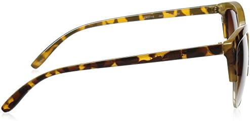 Gonter Grantенски џет-џет сет 6 очила за сонце од мачки очи, желка/кафеав градиент, 54,6 мм