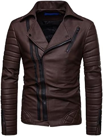 Зимски палта за врвови за мажи пролетна обична јакна со долг ракав V-вратот цврста боја со џебови за надворешна облека за ветерници