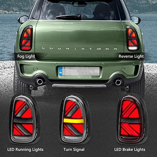 Huray LED Опашка Светлина Одговара За Мини Купер Countryman R60 2010-, DRL Опашка Светилка ЗА Мини Купер Додатоци Приклучок &засилувач;