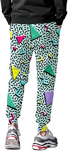 Wxueh Fashion 80 -ти години џогер џогерни џемпери Менс смешни џогери панталони Обични патеки за патеки 90 -тина облека за мажи спортски