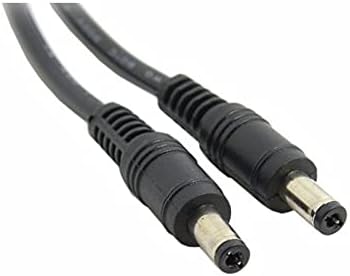 Конектори DC5.5 2,1 mm машки до машки приклучок за продолжување на кабелот за продолжување на барел 20см 0,2m 0,5м 50см -