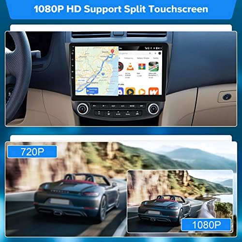 За 2003-2007 Хонда Спогодба Радио, Roinvou 2+32G Android CarPlay Стерео со 10.1 Екран На Допир Bluetooth Автомобил Аудио Приемник Поддршка Android