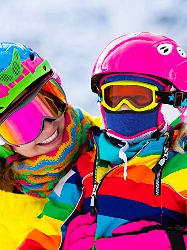 2 Парчиња Детска Скијачка Маска Балаклава Ветроупорни Затоплувачи На Вратот Ушни Мафови Капи Зимски Гами Од Руно За Момчиња