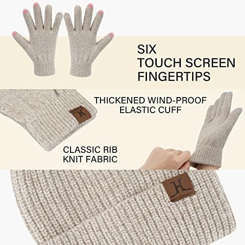 Зимски зимски плетени рачки на екранот на допир на екранот на допир на допир на допир на екранот на допир на допир на допир на екранот