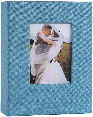 Фото албум 4x6 300 фотографии со слики со слики Персонализирана насловна книга за фотографии за свадба Бебе Семејство годишнина Фото