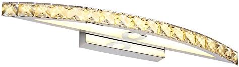 СВЕТИЛКИ 10w Топло Бело Суета Осветлување LED Ѕид Sconce Огледало Предно Светло Тела Шампањ Кристална Светилка