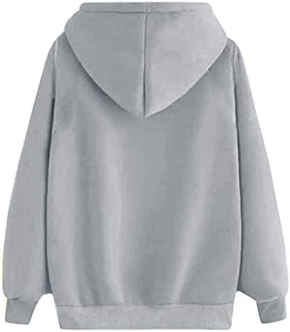 Преголема маичка за жени печати долги ракави, обичен качулка, обичен пуловер графички кул дуксери врвови блузи
