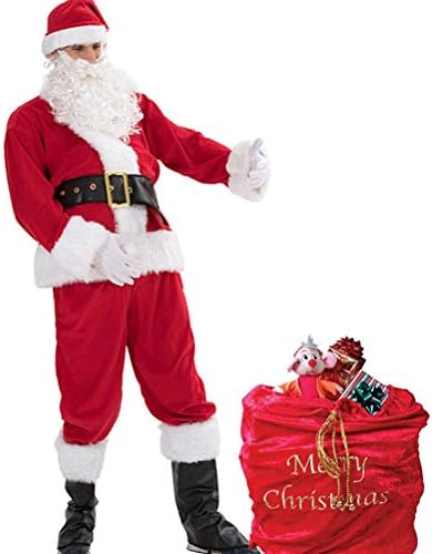 СИМПАТИЧНА Црвена Торба За Дедо Мраз Голема Божиќна Торбичка За Подароци За Бонбони Вреќа За Дедо Мраз Додаток За Костими Божиќна Декорација